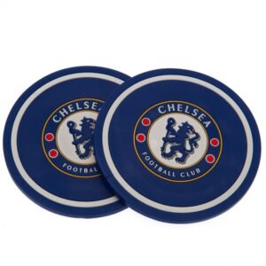 Official Chelsea FC 2pk Coaster Set Official Chelsea FC 2pk Coaster Set