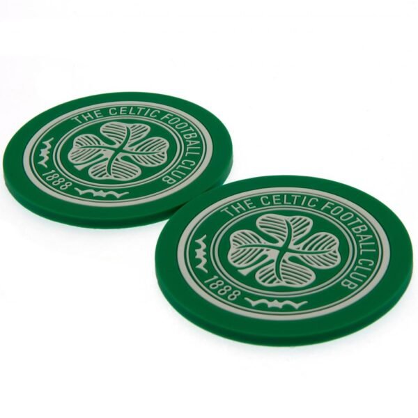 Official Celtic FC 2pk Coaster Set Official Celtic FC 2pk Coaster Set