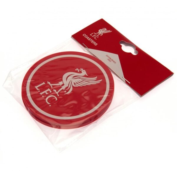 Official Liverpool FC 2pk Coaster Set Official Liverpool FC 2pk Coaster Set