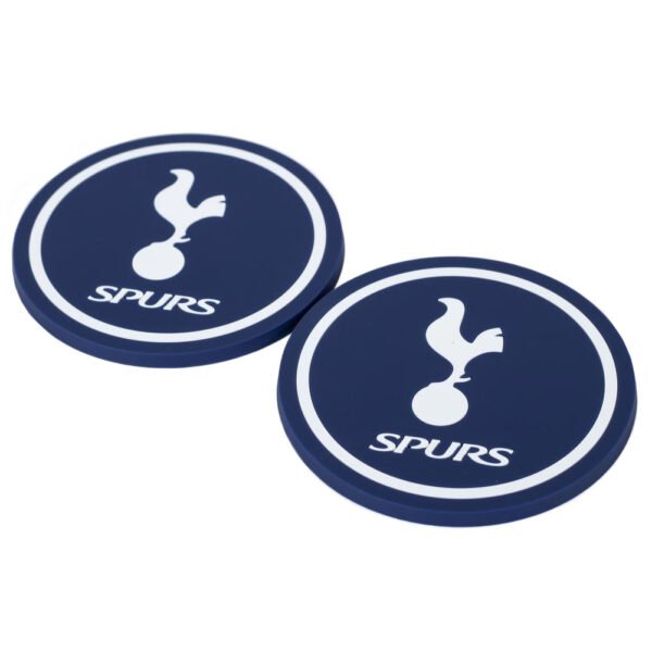 Official Tottenham Hotspur FC 2pk Coaster Set Official Tottenham Hotspur FC 2pk Coaster Set