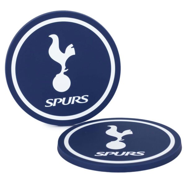 Official Tottenham Hotspur FC 2pk Coaster Set Official Tottenham Hotspur FC 2pk Coaster Set