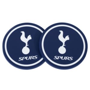 Official Tottenham Hotspur FC 2pk Coaster Set Official Tottenham Hotspur FC 2pk Coaster Set