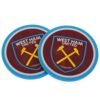 Official West Ham United FC 2pk Coaster Set Official West Ham United FC 2pk Coaster Set