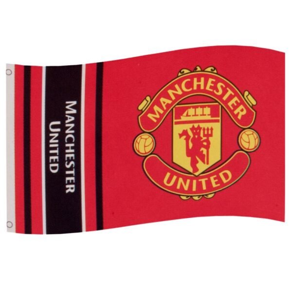 Official Manchester United FC Wordmark Flag Official Manchester United FC Wordmark Flag