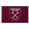 Official West Ham United FC Core Crest Flag