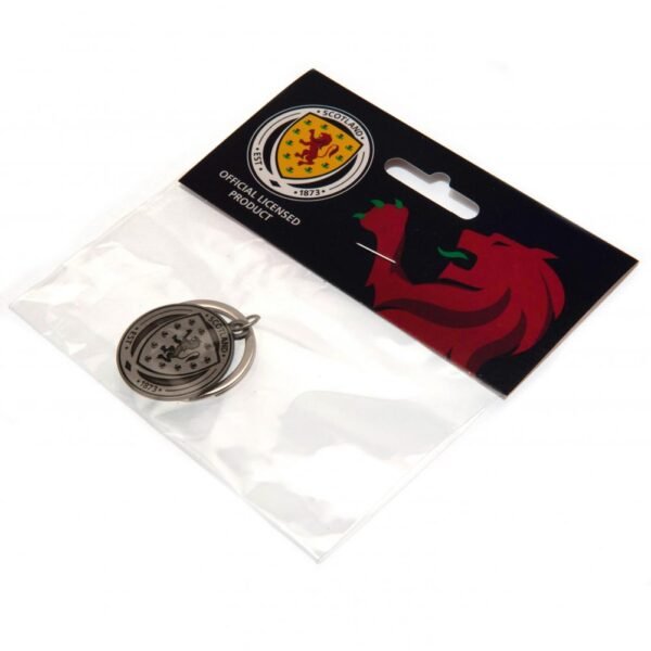 Official Scottish FA Antique Silver Crest Keyring Official Scottish FA Antique Silver Crest Keyring