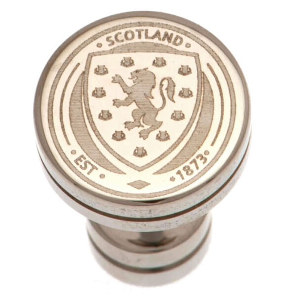 Official Scottish FA Stainless Steel Stud Earring Official Scottish FA Stainless Steel Stud Earring