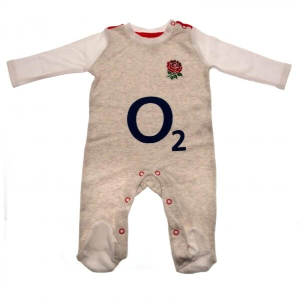 150517-England-RFU-Sleepsuit-GR Official England Rugby 12-18 Months Sleepsuit