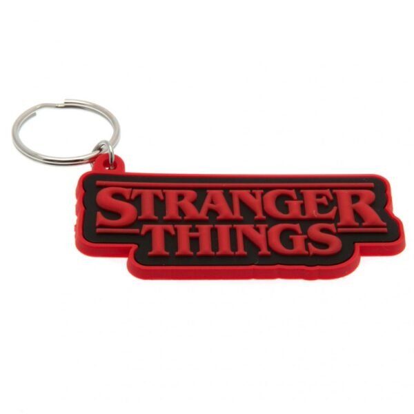 Official Stranger Things Logo PVC Keyring