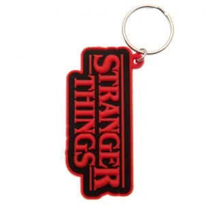 Official Stranger Things Logo PVC Keyring