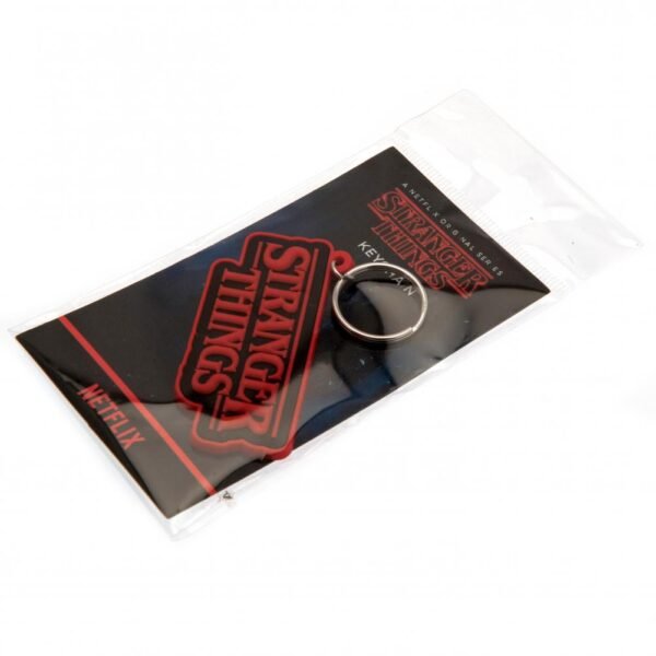 Official Stranger Things Logo PVC Keyring