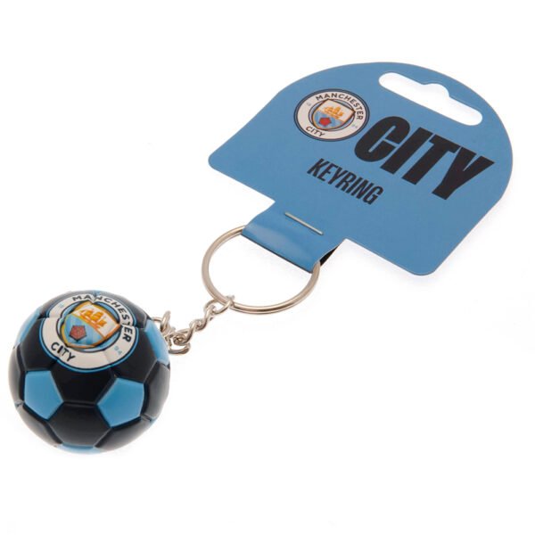 Official Manchester City FC Football Keyring Official Manchester City FC Football Keyring