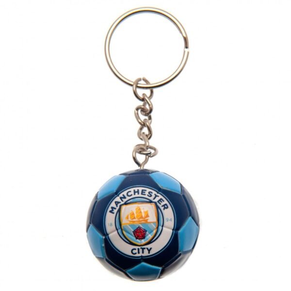 Official Manchester City FC Football Keyring Official Manchester City FC Football Keyring