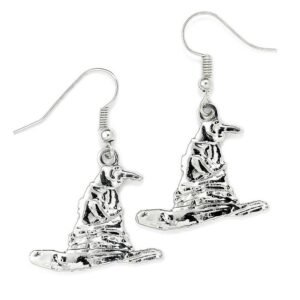 153157-Harry-Potter-Silver-Plated-Earrings-Sorting-Hat Official Harry Potter Silver Plated Sorting Hat Hook Earrings