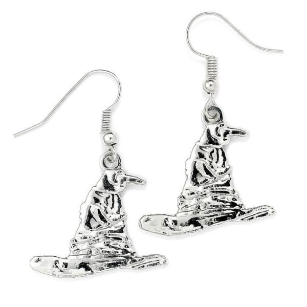 153157-Harry-Potter-Silver-Plated-Earrings-Sorting-Hat Official Harry Potter Silver Plated Sorting Hat Hook Earrings