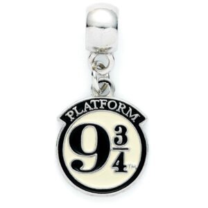 Official Harry Potter Silver Plated 9 & 3 Quarters Charm