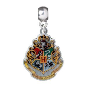 153366-Harry-Potter-Silver-Plated-Charm-Hogwarts-1 Official Harry Potter Silver Plated Hogwarts Crest Charm
