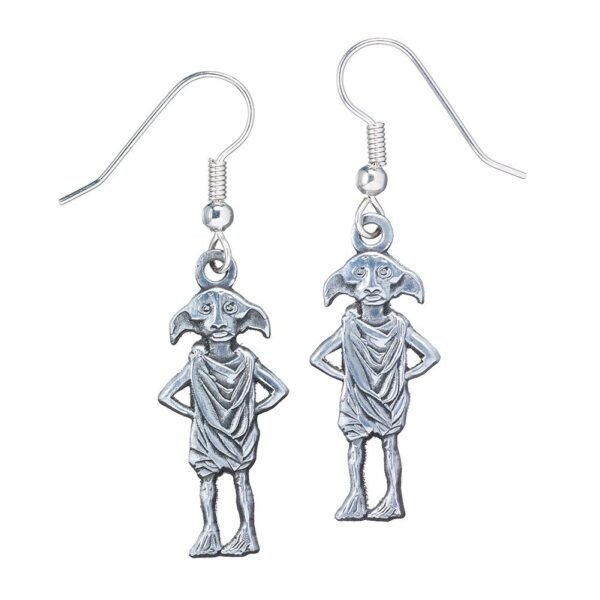 Official Harry Potter Silver Plated Dobby House Elf Hook Earrings