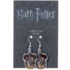 Official Harry Potter Silver Plated Gryffindor Hook Earrings