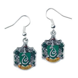 153382-Harry-Potter-Silver-Plated-Earrings-Slytherin Official Harry Potter Silver Plated Slytherin Hook Earrings