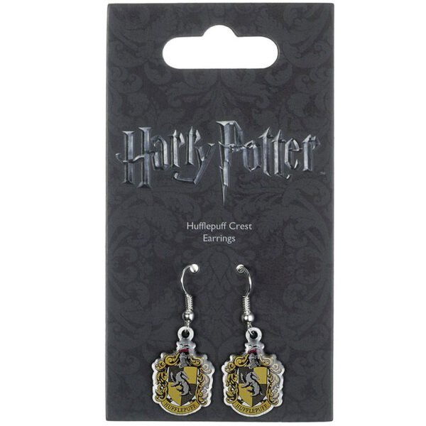 153383-Harry-Potter-Silver-Plated-Earrings-Hufflepuff-1 Official Harry Potter Silver Plated Hufflepuff Hook Earrings