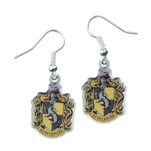 153383-Harry-Potter-Silver-Plated-Earrings-Hufflepuff Official Harry Potter Silver Plated Hufflepuff Hook Earrings