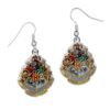 153385-Harry-Potter-Silver-Plated-Earrings-Hogwarts-1 Official Harry Potter Silver Plated Hogwarts Crest Hook Earrings