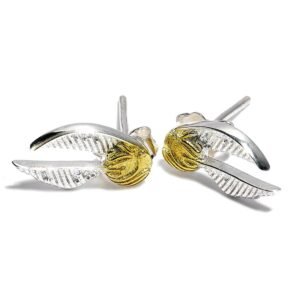 153387-Harry-Potter-Silver-Plated-Earrings-Golden-Snitch Official Harry Potter Silver Plated Golden Snitch Stud Earrings