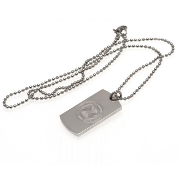 Official Celtic FC Engraved Dog Tag & Chain