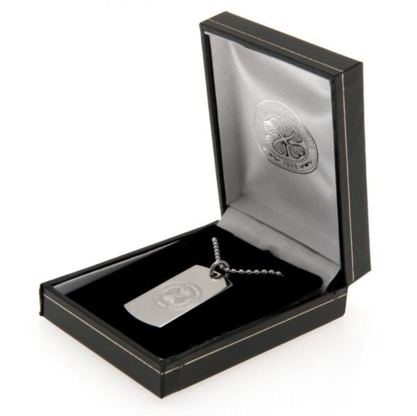 Official Celtic FC Engraved Dog Tag & Chain