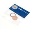 Official Leicester City FC Rose Gold Crest Keyring Official Leicester City FC Rose Gold Crest Keyring