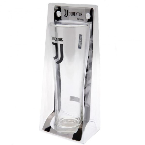 154187-Juventus-FC-Tall-Beer-Glass-2-1 Official Juventus FC Tall Beer Glass