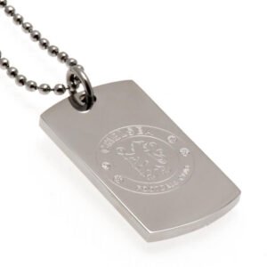 Official Chelsea FC Engraved Dog Tag & Chain Official Chelsea FC Engraved Dog Tag & Chain