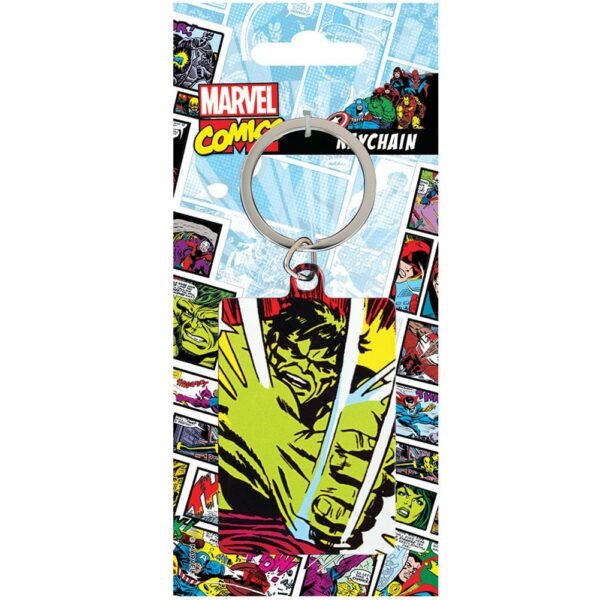 160403-Marvel-Comics-Metal-Keyring-Hulk-2-1 Official Marvel Comics Metal Keyring Hulk