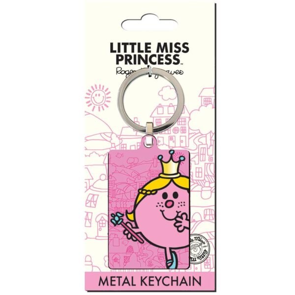 160407-Little-Miss-Princess-Metal-Keyring-2-1 Official Mr. Men And Little Miss Little Miss Princess Metal Keyring