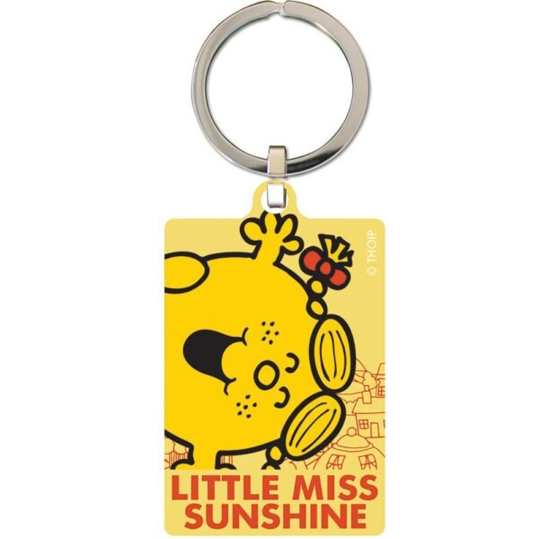 Official Mr. Men And Little Miss Little Miss Sunshine Metal Keyring