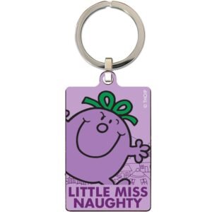 160409-Little-Miss-Naughty-Metal-Keyring-3 Official Mr. Men And Little Miss Little Miss Naughty Metal Keyring