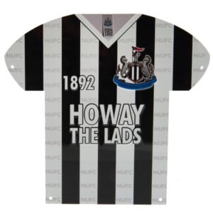 Official Newcastle United FC Metal Shirt Sign Official Newcastle United FC Metal Shirt Sign