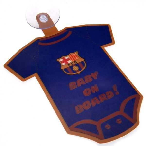 Official FC Barcelona Baby On Board Sign Official FC Barcelona Baby On Board Sign