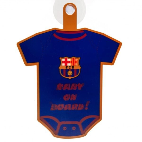 Official FC Barcelona Baby On Board Sign Official FC Barcelona Baby On Board Sign