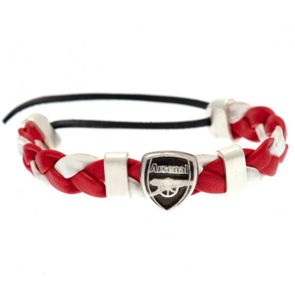 Official Arsenal FC PU Slider Bracelet Official Arsenal FC PU Slider Bracelet