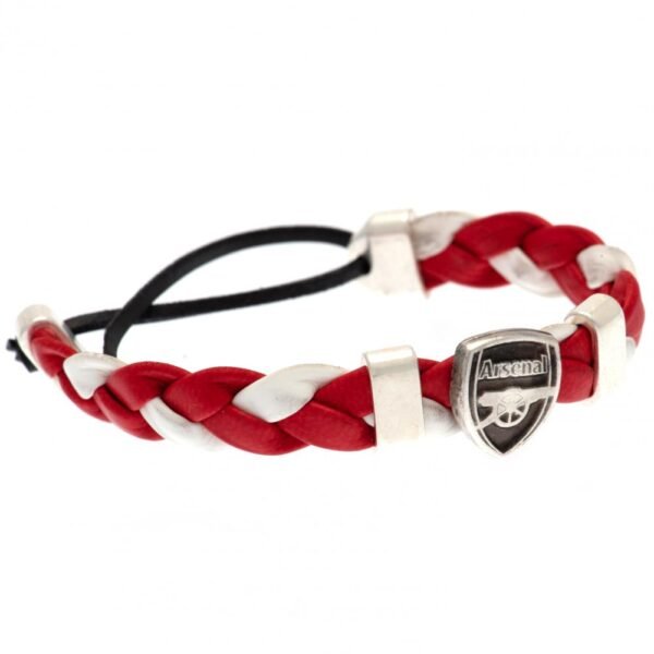 Official Arsenal FC PU Slider Bracelet Official Arsenal FC PU Slider Bracelet