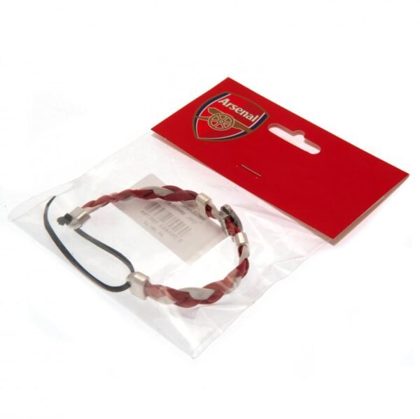 Official Arsenal FC PU Slider Bracelet Official Arsenal FC PU Slider Bracelet
