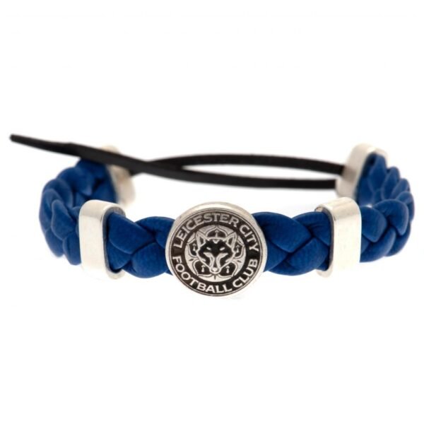 Official Leicester City FC PU Slider Bracelet Official Leicester City FC PU Slider Bracelet