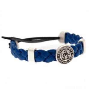 Official Leicester City FC PU Slider Bracelet Official Leicester City FC PU Slider Bracelet