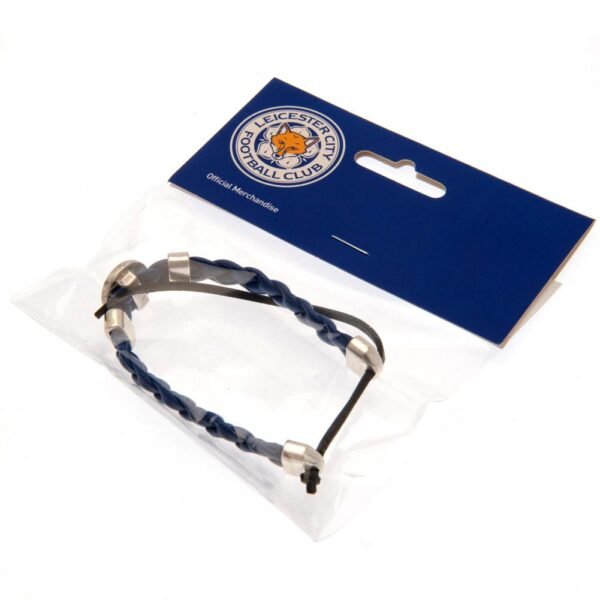 Official Leicester City FC PU Slider Bracelet Official Leicester City FC PU Slider Bracelet