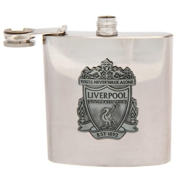 Official Liverpool FC Hip Flask Official Liverpool FC Hip Flask