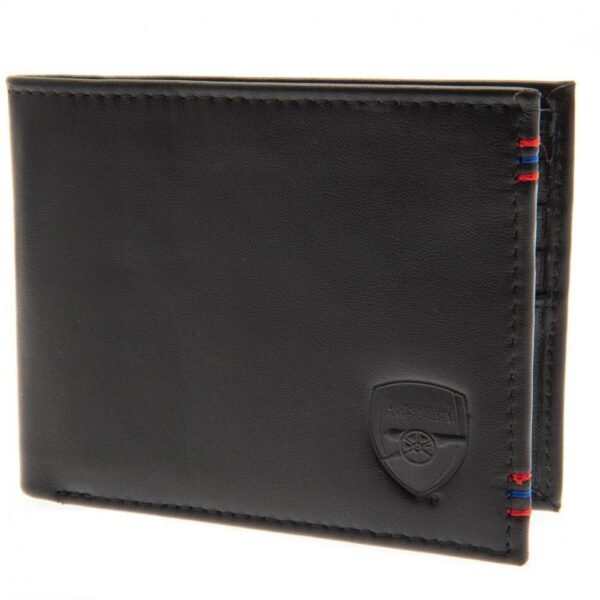Official Arsenal FC Leather Stitched Wallet Official Arsenal FC Leather Stitched Wallet