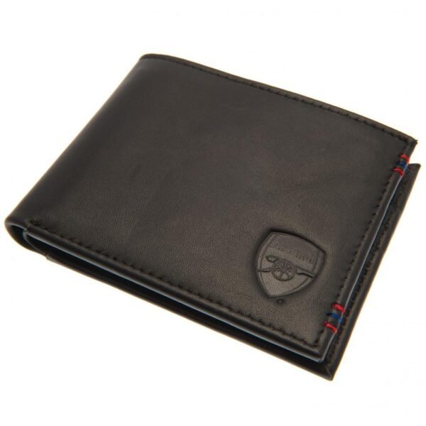 Official Arsenal FC Leather Stitched Wallet Official Arsenal FC Leather Stitched Wallet