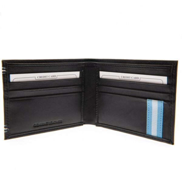 Official Manchester City FC Leather Stitched Wallet Official Manchester City FC Leather Stitched Wallet